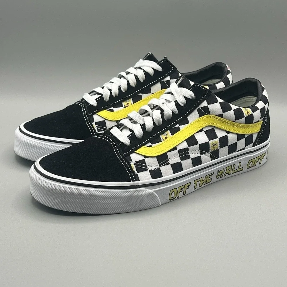 Vans‎ Old Skool x Spongebob Checkerboard Shoes - Men's Size 8 Women's Size 9.5